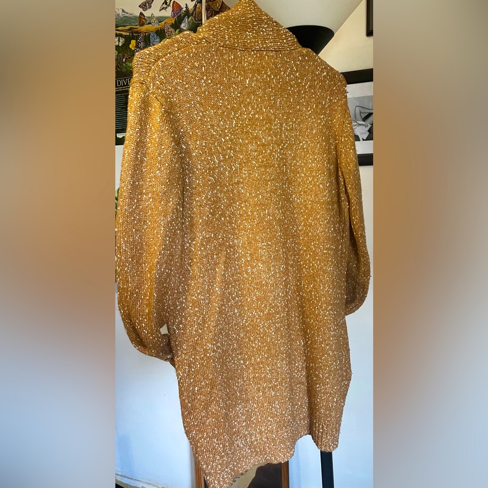 Cafe Marrakesh Textured Open Duster Cardigan Swea… - image 4